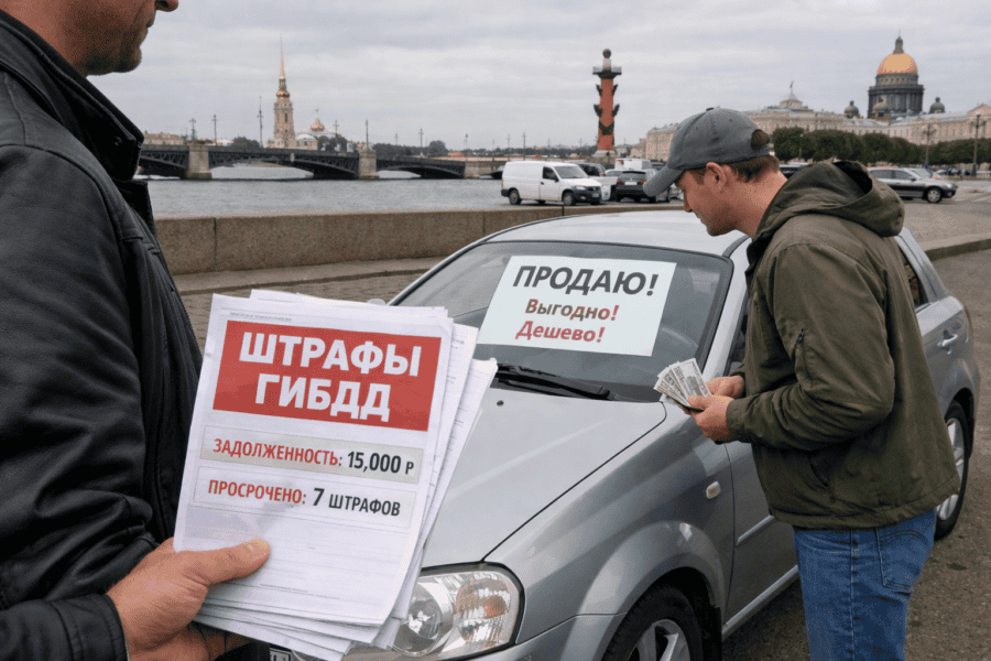Автомобиль с долгами и штрафами: можно ли продать машину и в каких случаях